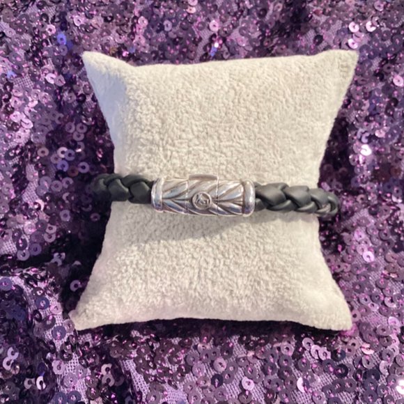 David Yurman Sz 8 Mm Chevron Bracelet - Picture 1 of 4